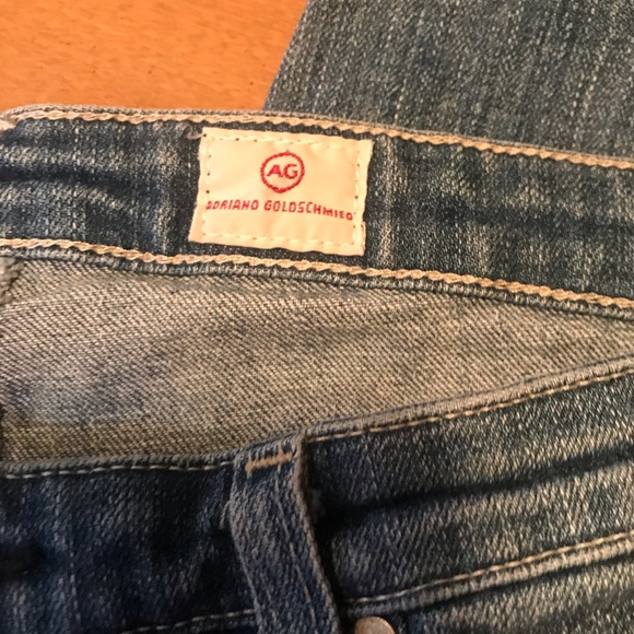 Ag Adriano Goldschmied Jeans Ag Light Wash Straight Leg Cigarette